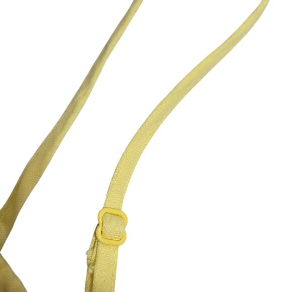 Old Navy Womens M Yellow Tiered Maxi Pockets Sundress Embroidered Festival BOHO - Picture 5 of 12